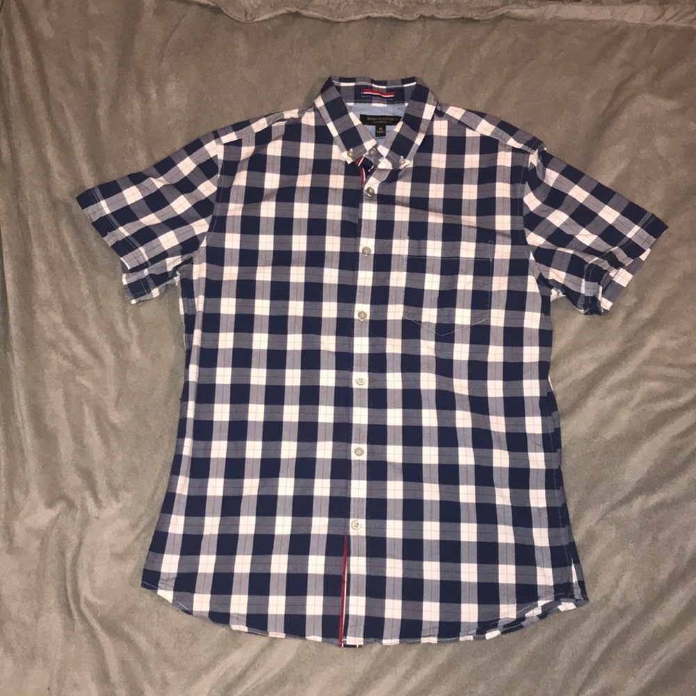 Banana Republic Mens SS Tailored Slim Fit Button